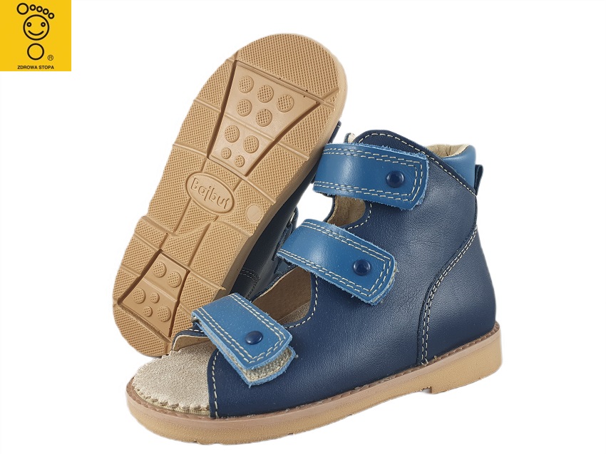 8-B-26gr BAJBUT GRANATOWE JEANS sandałki : WKŁADKI SKÓRZANE ORTO SUPINUJĄCE : trzewiki buty kapcie ortopedyczne sandały profilaktyczne dziecięce 8-B-26gr BAJBUT GRANATOWE JEANS sandałki : WKŁADKI SKÓRZANE ORTO SUPINUJĄCE : trzewiki buty kapcie ortopedyczne sandały profilaktyczne dziecięce