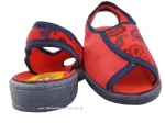 1-0190A014 YOGI czerwono-granatowe :: bardzo LEKKIE :: sandałki-kapcie dziecięce Befado - galeria - foto#2