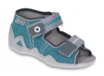 01-250P050 SNAKE niebieskie sandalki kapcie buciki obuwie dziecięce wcz.dziecięce buty Befado Snake - galeria - foto#2