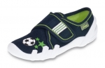 1-273Y161 SKATE czarno zielone z piłką kapcie buciki przedszkolne szkolne obuwie dzieciece Befado Skate  31-36 - galeria - foto#3