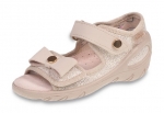 20-433X019 SUNNY złote z brokatem sandałki sandały profilaktyczne kapcie obuwie dziecięce Befado  26-30 - galeria - foto#3