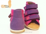 8-1014A AURELKA różowo fioletowe buty sandałki kapcie profilaktyczne ortopedyczne przedszk. dziecięce 19-25 AURELKA - galeria - foto#2