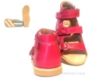 8-1002B Fuksja VIBRAM buty-sandałki-kapcie profilaktyczne ortopedyczne przedszk. 26-30  AURELKA - galeria - foto#2
