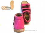 8-1002 J.RÓŻ różowe buty-sandałki-kapcie profilaktyczne ortopedyczne przedszk. 26-30  AURELKA - galeria - foto#2