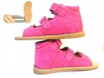 8-1002 J.RÓŻ różowe buty-sandałki-kapcie profilaktyczne ortopedyczne przedszk. 26-30  AURELKA - galeria - foto#3