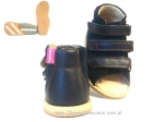8-1014Ac AURELKA granatowe VIBRAM buty sandałki kapcie profilaktyczne ortopedyczne obuwie dziecięce przedszk. 19-25  AURELKA - galeria - foto#2