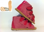 8-1014B j.różowe buty-sandałki-kapcie profilaktyczne ortopedyczne przedszk. 26-30  AURELKA - galeria - foto#3