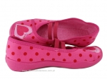 1-116X153 BLANCA różowe w kropki z sercem balerinki czółenka dziewczęce kapcie-buciki-obuwie dziecięce buty Befado  25-30 - galeria - foto#3
