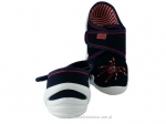 1-273X152 SKATE granatowe z pająkiem SPIDER kapcie buciki obuwie dziecięce przedszkolne szkolne  Befado Skate - galeria - foto#2