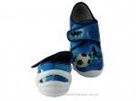 1-273X155 SKATE niebieskie z piłka i piłkarzem kapcie buciki obuwie dziecięce przedszkolne szkolne  Befado Skate - galeria - foto#2
