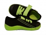 1-251X006 Tim czarno zielone  półtrampki na rzep kapcie buciki obuwie dziecięce buty Befado 25-30 - galeria - foto#3