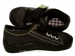 1-251X045 Tim czarno zielone półtrampki na rzep kapcie buciki obuwie dziecięce buty Befado 25-30 - galeria - foto#3