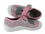 1-251X059 Tim szaro różowe półtrampki na rzep kapcie buciki obuwie dziecięce buty Befado 25-30 - galeria - foto#3