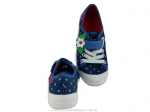 1-251X060 Tim niebieskie w kropki  półtrampki na rzep kapcie buciki obuwie dziecięce buty Befado 25-30 - galeria - foto#2