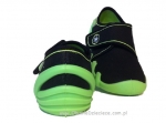 1-273X062 SKATE czarno zielone  kapcie-buciki obuwie dziecięce przedszkolne szkolne  Befado Skate - galeria - foto#2