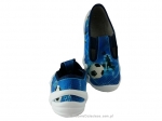 1-290X131 SKATE niebiesko granatowe z piłką i piłkarzem z autem kapcie buciki obuwie dziecięce przedszkolne szkolne  Befado Skate - galeria - foto#2