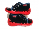 03-130P014 SPEEDY granatowo czerwone kapcie-buciki obuwie buty dla dziecka wcz.dziecięce  Befado  18-24 - galeria - foto#3