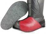 10-210/0 czerwono czarne ochronne filcowe/tworzywowe obuwie muzealne, wielorazowego użytku ochraniacze na buty DZIECIĘCE 24,5cm  Bisbut  ( 25 - 36 ) - galeria - foto#3