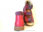 8-B-38 BAJBUT różowo fioletowe buty sandałki ortopedyczne kapcie przedszk. 25-32 Bajbut - galeria - foto#2