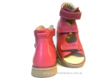 8-B-26rż BAJBUT RÓŻOWE buty sandały : WKŁADKI SKÓRZANE ORTO SUPINUJĄCE : trzewiki kapcie ortopedyczne profilaktyczne dziecięce 19-34  Bajbut - galeria - foto#2