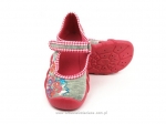 0-109P063 SPEEDY szaro różowe kapcie buciki czółenka obuwie dziecięce poniemowlęce Befado  18-25 - galeria - foto#2