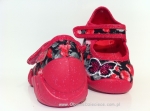 0-109P083 SPEEDY różowe motylki kapcie buciki czółenka obuwie dziecięce poniemowlęce Befado  18-26 - galeria - foto#2