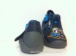 0-110P132 SPEEDY szare kapcie buciki obuwie dziecięce poniemowlęce Befado  18-26 - galeria - foto#2