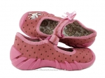 0-109P133 SPEEDY  różowe w kropki z konikiem kapcie buciki czółenka obuwie dziecięce poniemowlęce Befado  18-26 - galeria - foto#3