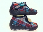0-110P171 SPEEDY niebieska kratka kapcie-buciki-obuwie dziecięce poniemowlęce Befado  18-26 - galeria - foto#3