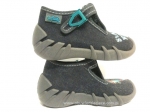 0-110P096 SPEEDY szare kapcie buciki obuwie dziecięce poniemowlęce Befado  18-26 - galeria - foto#3