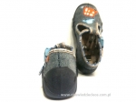 0-110P102 SPEEDY szare kapcie-buciki-obuwie dziecięce poniemowlęce Befado  18-26 - galeria - foto#2