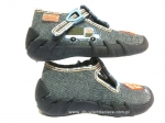 0-110P102 SPEEDY szare kapcie-buciki-obuwie dziecięce poniemowlęce Befado  18-26 - galeria - foto#3