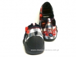 0-110P127 SPEEDY granatowe w kratkę kapcie-buciki-obuwie dziecięce poniemowlęce Befado  18-26 - galeria - foto#2