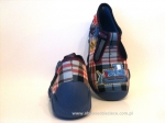 0-110P134 SPEEDY niebieska kratka kapcie-buciki obuwie dziecięce poniemowlęce Befado  18-26 - galeria - foto#2