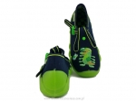 0-110P192 SPEEDY granatowo zielone zielony potworek kapcie buciki obuwie dziecięce poniemowlęce Befado  18-26 - galeria - foto#2