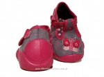0-110P207 SPEEDY szaro różowe kapcie-buciki-obuwie dziecięce poniemowlęce Befado  18-26 - galeria - foto#2