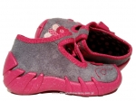 0-110P207 SPEEDY szaro różowe kapcie-buciki-obuwie dziecięce poniemowlęce Befado  18-26 - galeria - foto#3