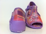 01-213P056 PAPI fioletowa kratka kapcie buciki sandałki obuwie wcz.dziecięce  Befado  20-25 - galeria - foto#2