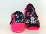 01-213P058 PAPI różowo granatowe kapcie-buciki-sandałki obuwie wcz.dziecięce  Befado  20-25 - galeria - foto#2