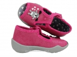 01-213P083 PAPI różowe z pieskiem i serduszkaiem kapcie buciki sandałki obuwie wcz.dziecięce  Befado  18-25 - galeria - foto#3