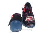 01-217P044 SNAKE granatowe kapcie buciki sandałki obuwie wcz.dziecięce  Befado  20-25 - galeria - foto#2