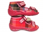 01-242P016 PAPI różowe sandałki kapcie buciki obuwie wcz.dziecięce Befado Papi  18-25 - galeria - foto#3