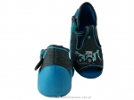 01-217P070 SNAKE szaro niebieskie koparka kapcie buciki sandałki obuwie dziecięce wcz.dziecięce  Befado  18-26 - galeria - foto#2