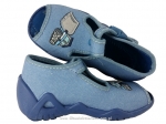 01-217P071 SNAKE niebieskie spychacz kapcie buciki sandałki obuwie dziecięce wcz.dziecięce  Befado  18-26 - galeria - foto#3