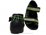 01-250P026 SNAKE czarno zielone sandalki kapcie buciki obuwie dziecięce wcz.dziecięce buty Befado Snake - galeria - foto#2
