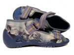 01-250P034 SNAKE niebieskie foto sandalki kapcie buciki obuwie dziecięce wcz.dziecięce buty Befado Snake - galeria - foto#3