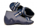 01-250P038 SNAKE niebieskie sandalki kapcie buciki obuwie dziecięce wcz.dziecięce buty Befado Snake - galeria - foto#3