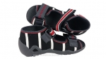 01-250P043 SNAKE czarno szare w białe paski sandalki kapcie buciki obuwie dziecięce wcz.dziecięce buty Befado Snake - galeria - foto#3