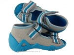 01-250P044 SNAKE szaro niebieskie sandalki kapcie buciki obuwie dziecięce wcz.dziecięce buty Befado Snake - galeria - foto#3