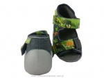 01-250P053 SNAKE szare dinozaury sandalki kapcie buciki obuwie dziecięce wcz.dziecięce buty Befado Snake - galeria - foto#2